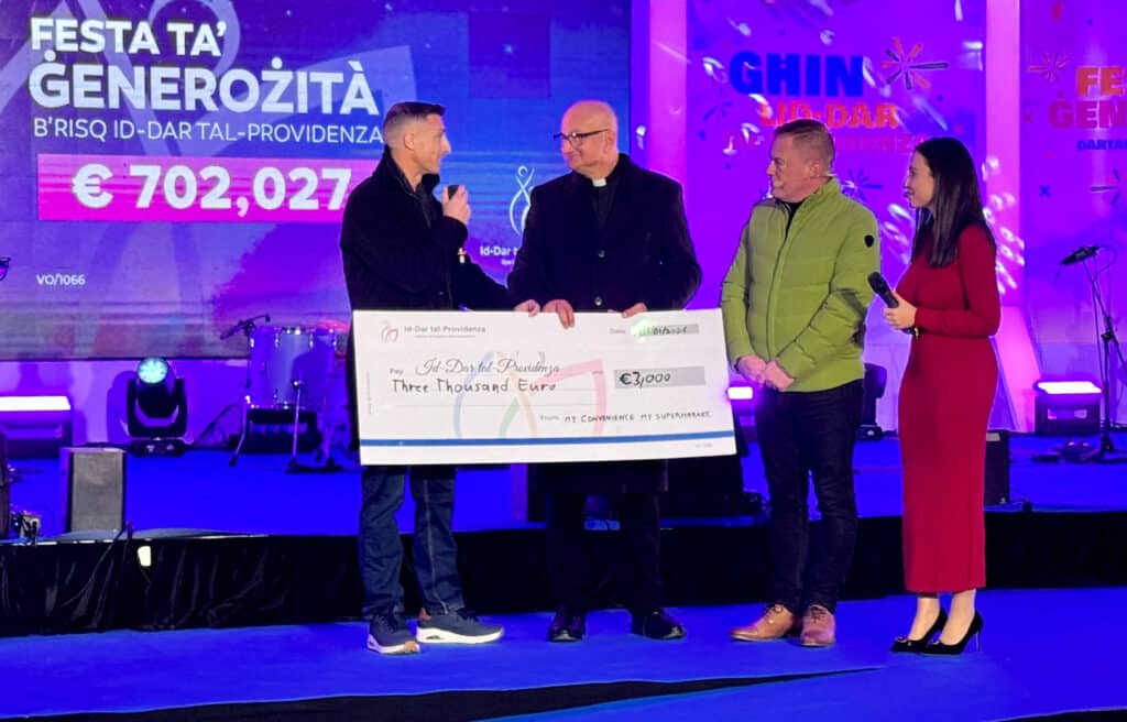 MYConvenience and MySupermarket supporting Festa ta’ Ġenerożità 2025 for id-Dar tal-Providenza
